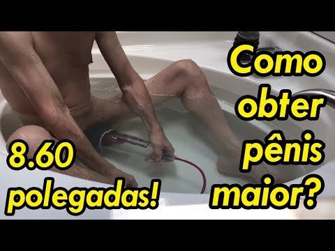 Como obter pênis maior com uma bomba