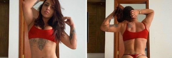 Perlla posa de biquíni para mostrar resultado de treino na quarentena: “Evolução” | Famosas nuas oficial