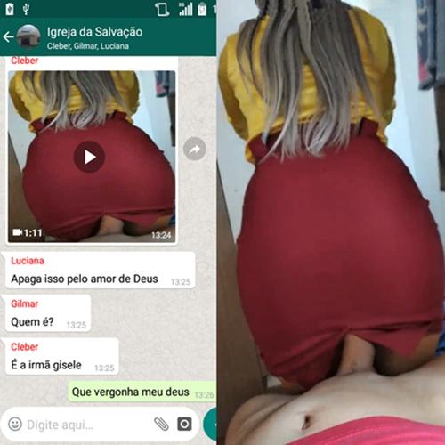 Evangélica casada vazou no grupo da igreja traindo o marido