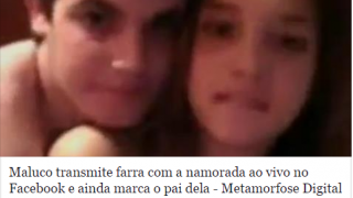 Trepou como o namoradinho ao vivo em rede social