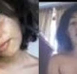 Morena safadinha esfregando a bucetinha molhadinha de tesão
