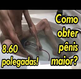 Como obter pênis maior com uma bomba