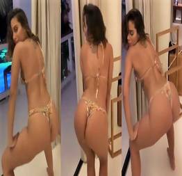 Anitta de biquíni enfiado dançando funk no instagram