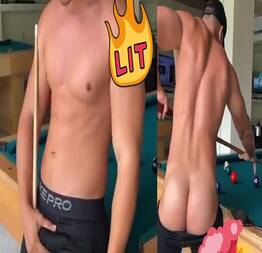 De bolas e tacos na mão esse gostoso da sinuca ousado que deixou agente babando