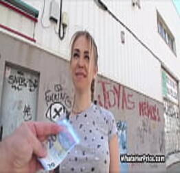 Fucking broke teen on the public street